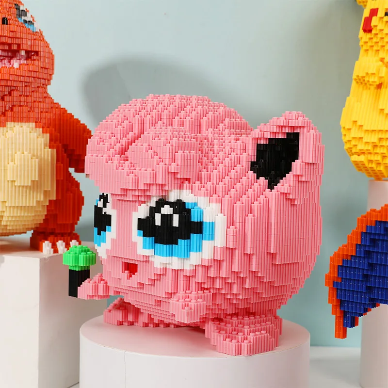 Покемон магический строительные блоки Пикачу джигги фонарик венузавр фигурка