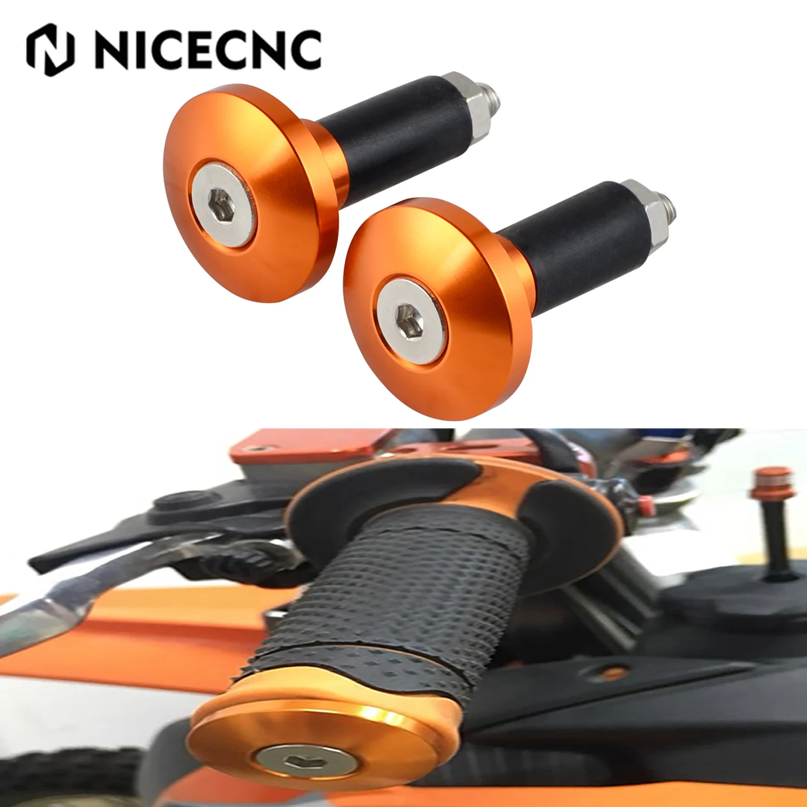 Заглушка для руля KTM EXC 200 250 300 450 500 525 530 690 Supermoto Duke Enduro SMC R MXC G Racing SXF