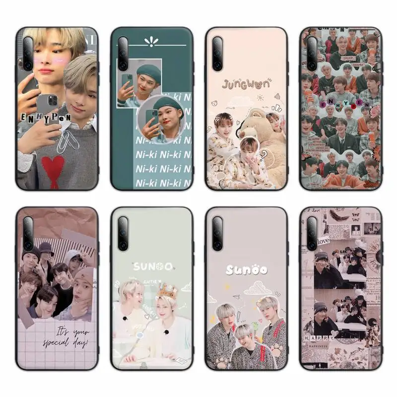 

Enhypen Kpop Phone Case For Samsung A01 A10 A11 A12 A20 S E A21 A30 S A22 A31 A32 A40 A41 A42 Silicone Coque