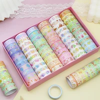 60 rolls of washi tape gift box students cute hand account tape set cartoon small fresh hand account material tape