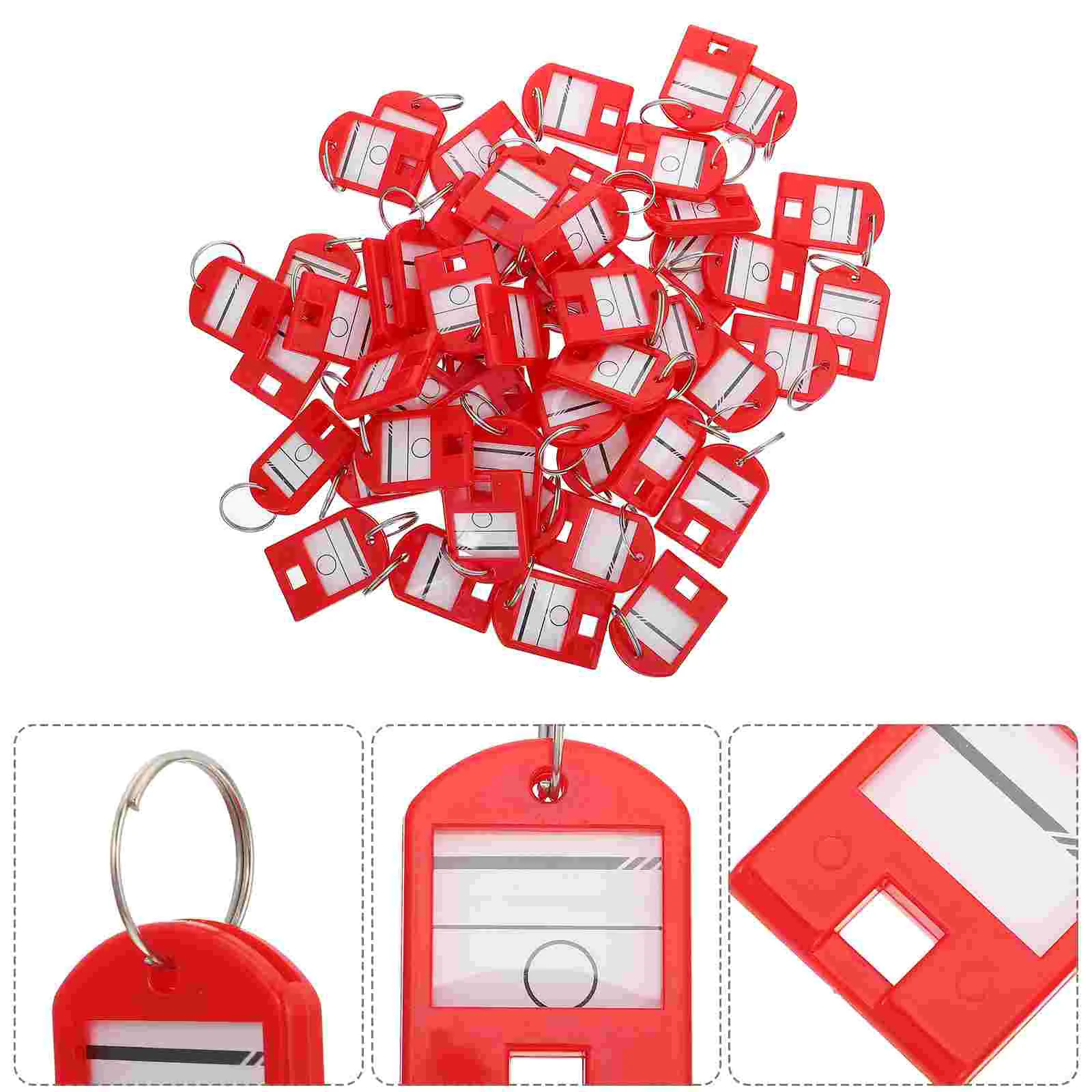 

Key Tag Tags Label Ringplastic Keychain Id Organizer Blank Labels Chain Dormitory Name Number Coded Luggage Keyring Identifiers
