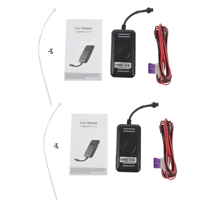 

2 шт., автомобильный GPS-трекер GT02 GPRS GSM