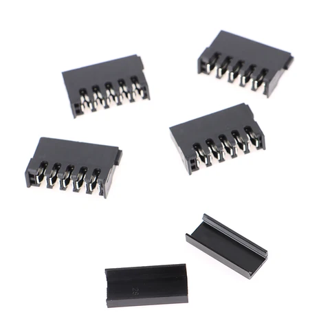 SATA коннекторы для жестких дисков KOQZM, черные, 10 шт.