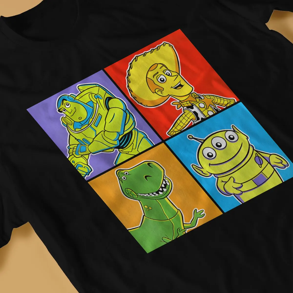 Pixarss Toyss Story футболки мужские Disney Toy Alien хипстерская футболка из чистого хлопка с