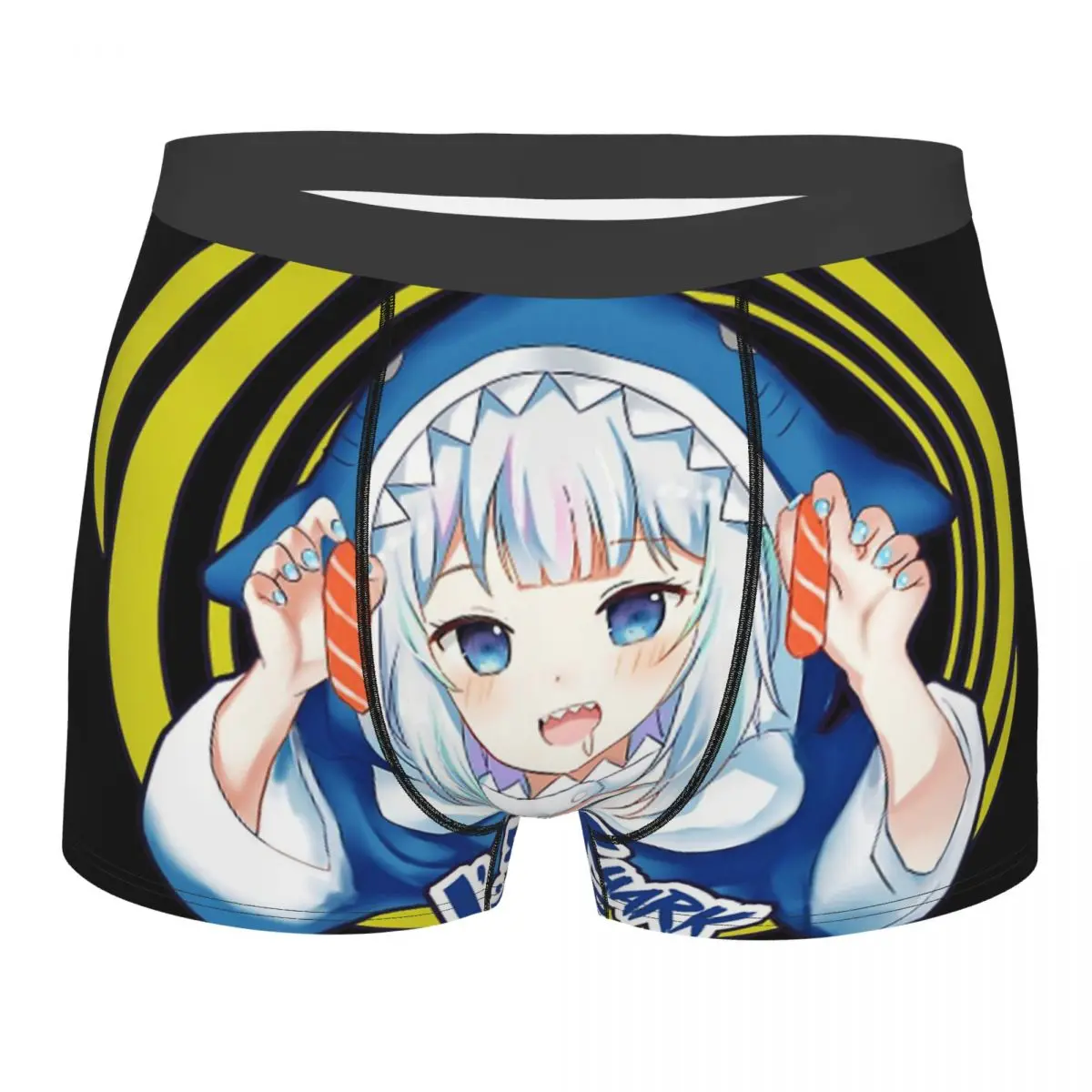 

Hololive Cute Kawaii Virtual Idol Gawr Gura Underpants Homme Panties Man Underwear Print Shorts Boxer Briefs