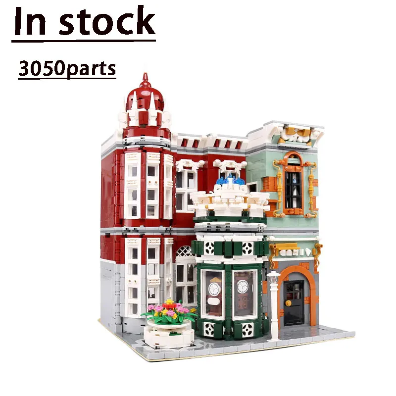 

New Product 16005 Mold King Street View Architecture Splicing BuildingBlock3050 PartsChildren'sBirthday ChristmasGift (Free LYD)
