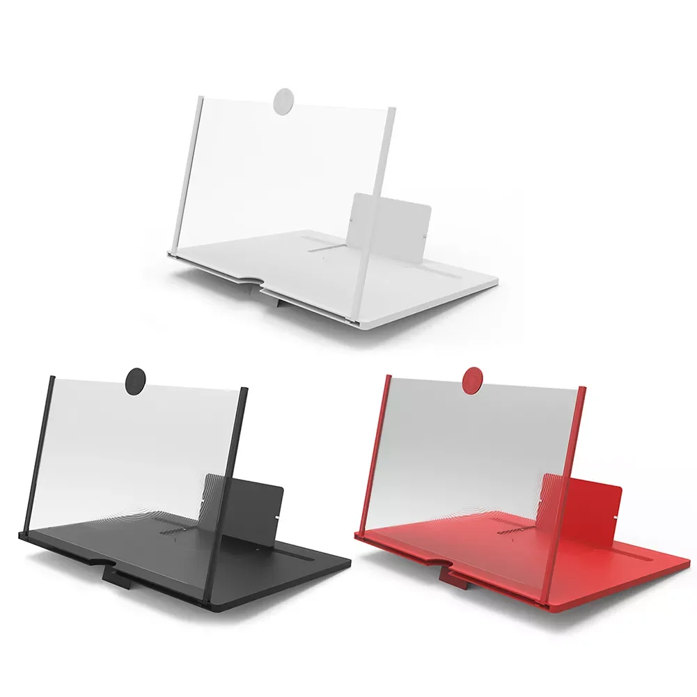 

Pull Typer Cell Phone Amplifier 3D Effect High Definition Large Screen with Desk Holder Magnifying Folding for Movie Game