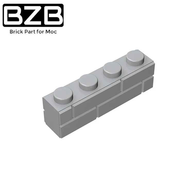 

BZB 10 шт. MOC 15533 Специальный кирпич 1x4 с кирпичной кладкой, совместимые с DIY строительные блоки, частицы, детская игрушка Edu, подарок