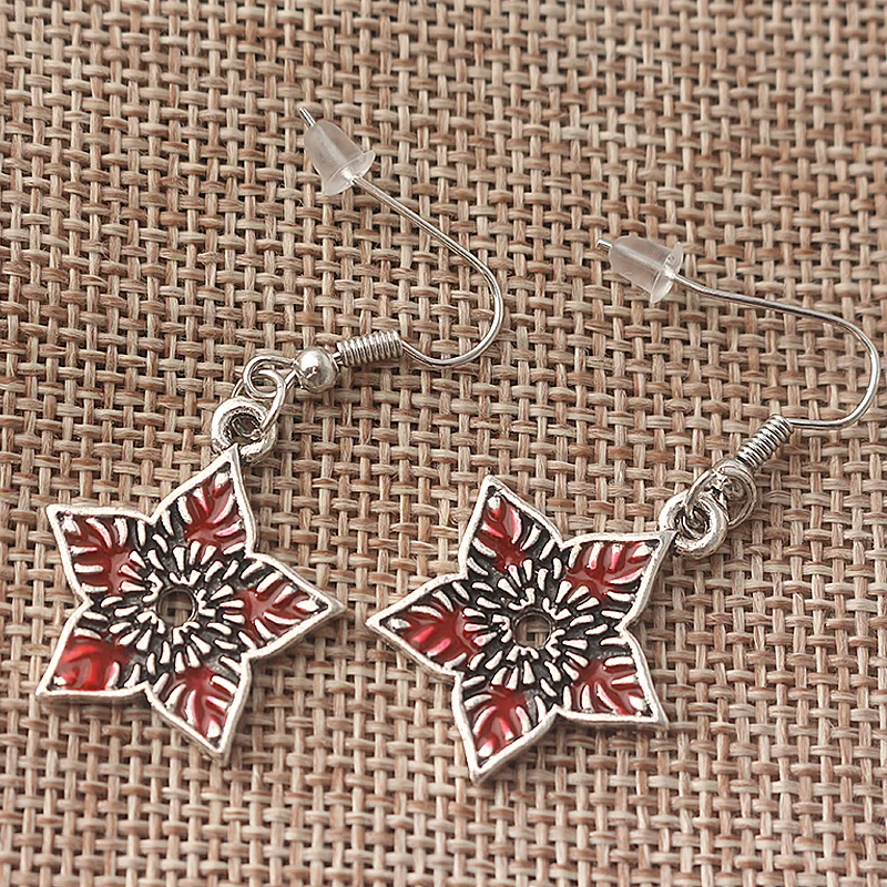 Серьги-клипсы Душе Странные Дела из нержавеющей стали