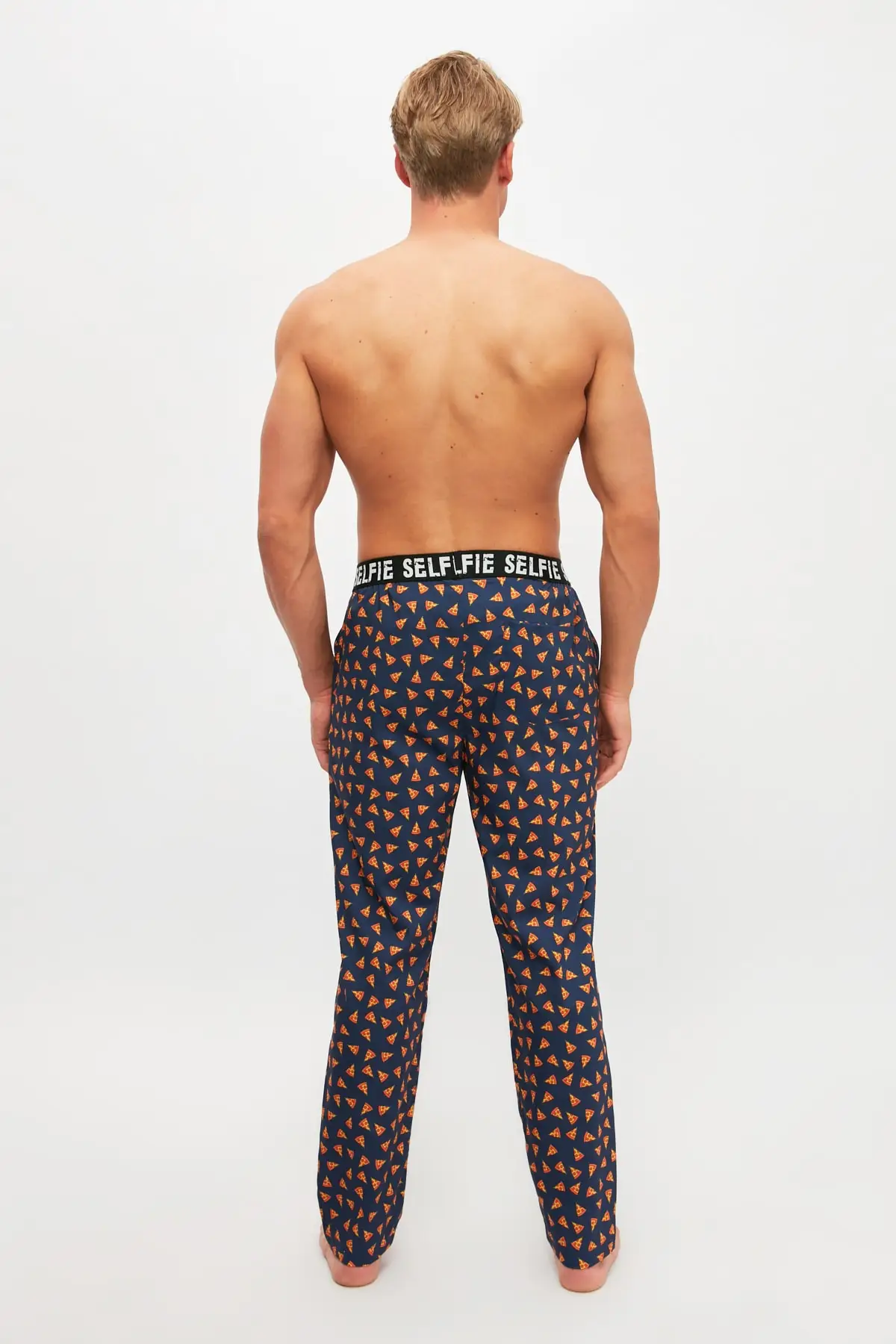 

Trendyol Pizza Pattern Wheel Woven Sleepwear Six THMSS21PJ0011