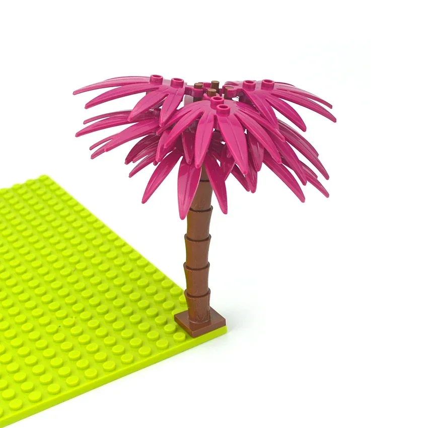 Запчасти сделай сам кокосовая пальма MOC городские аксессуары растение дерево