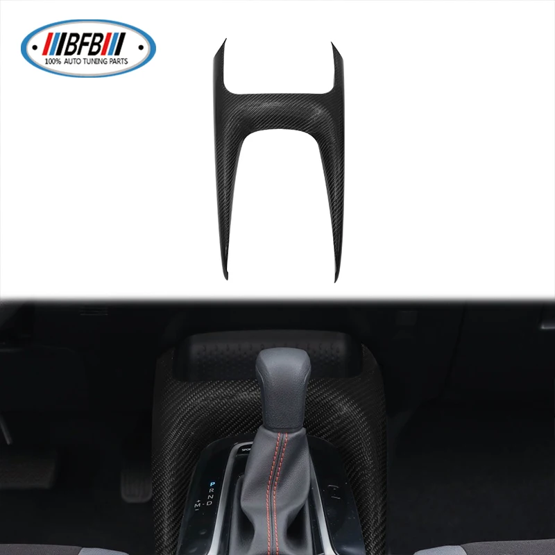 Настоящая сухая карбоновая внутренняя панель рамы переключения передач для Toyota