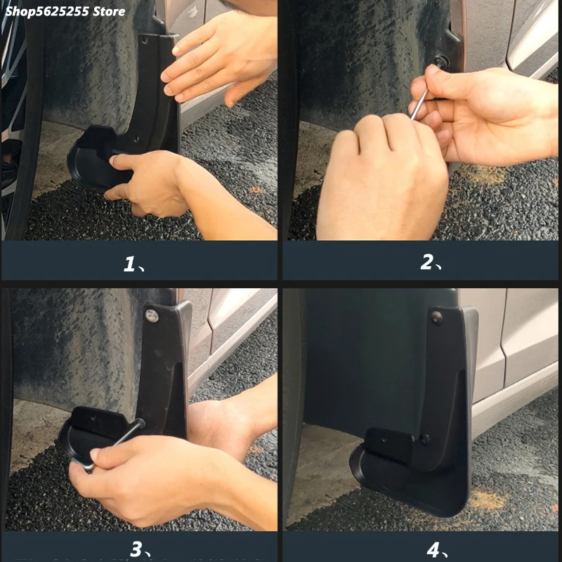 Брызговики для Cadillac Escalade 2007-2014 GMT900 2008 2009 2012