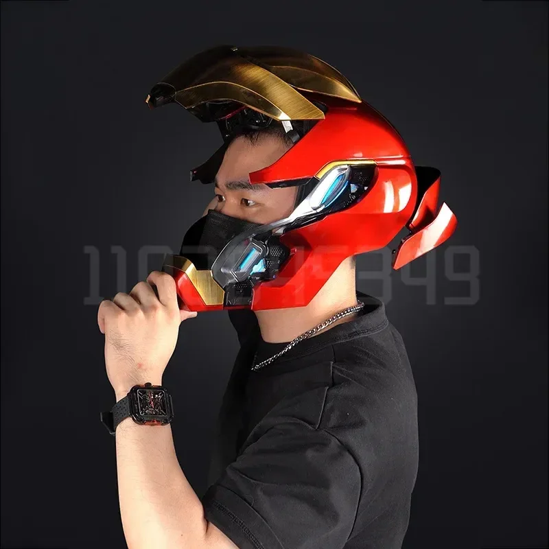 Новинка 2024 фигурки Железного человека Mk50 1:1 носимые с голосовой активацией