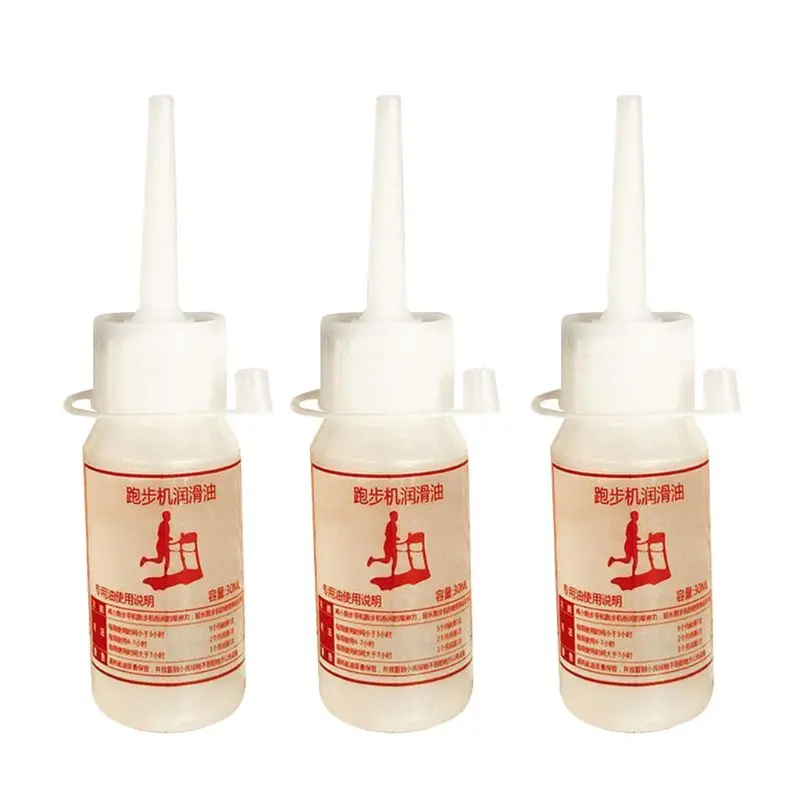 

3 Pcs Running Machine Lubricant Silicone Maintenance Tool 30ml Gym Equipment