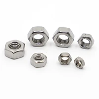 metric din934 a2 304 stainless steel hex hexagon nut for m1 m1 2 m1 4 m1 6 m2 m2 5 m3 m4 m5 m6 m8 m10 m12 screw bolt