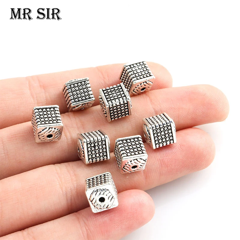 10 шт. посеребренные бусины для изготовления ювелирных изделий