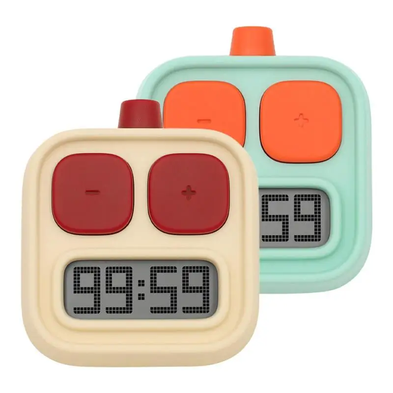 

Милый магнитный кухонный таймер, таймер для тренировок, таймер для тренажерного зала, бесшумный таймер, таймер с обратным отсчетом, таймер с цифровым ЖК-дисплеем высокой четкости