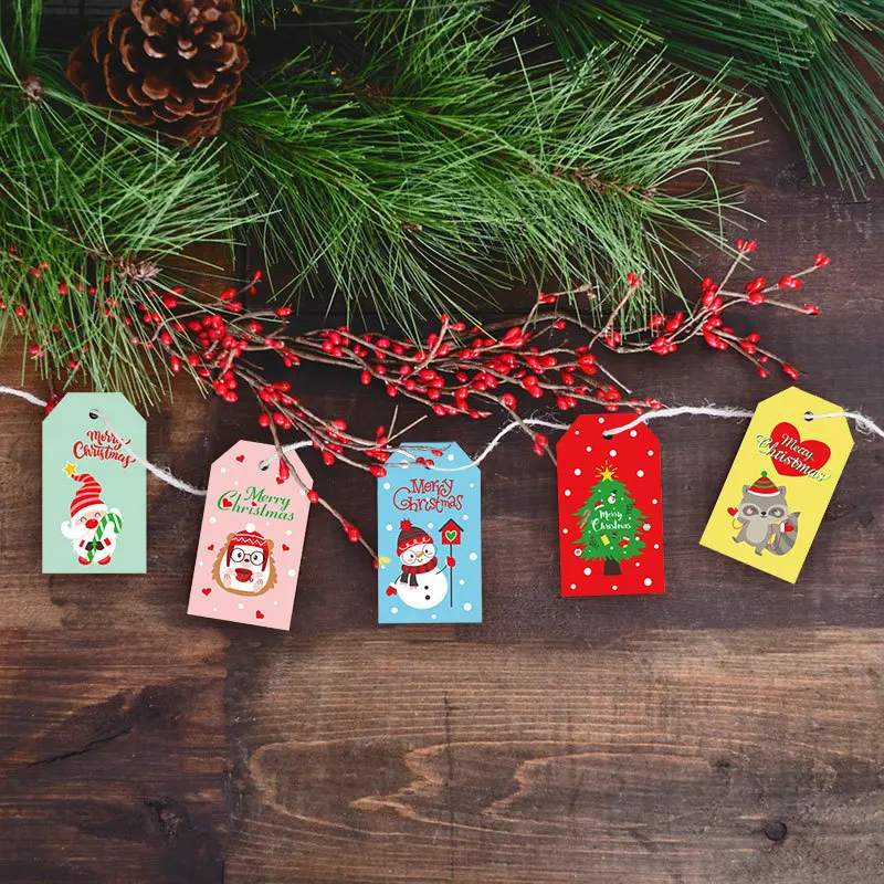 

100 pcs Personalized Wedding Tags, Labels, Candy Favors Tag, Pearl paper message card gift wrap decoration Festival supplies