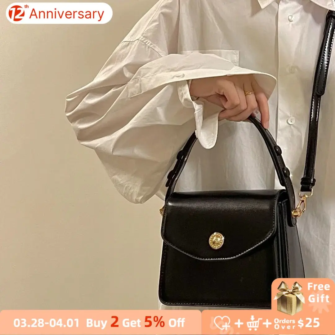 

Fashion Burgundy Women Shoulder Bags Pu Leather Ladies Square Crossbody Bag Luxury Female Flap Buckle Design Tote Purse Handbags