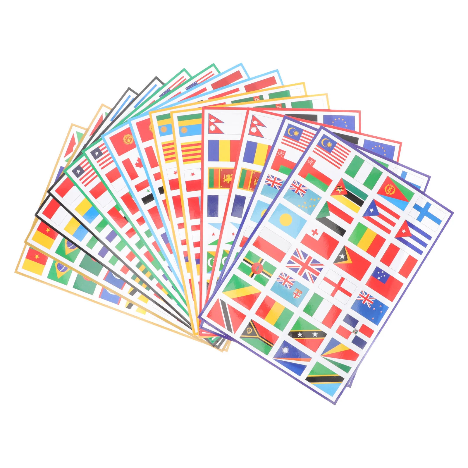 

United States Football Cup Stickers Portable Flag World Match Face Decals Decors