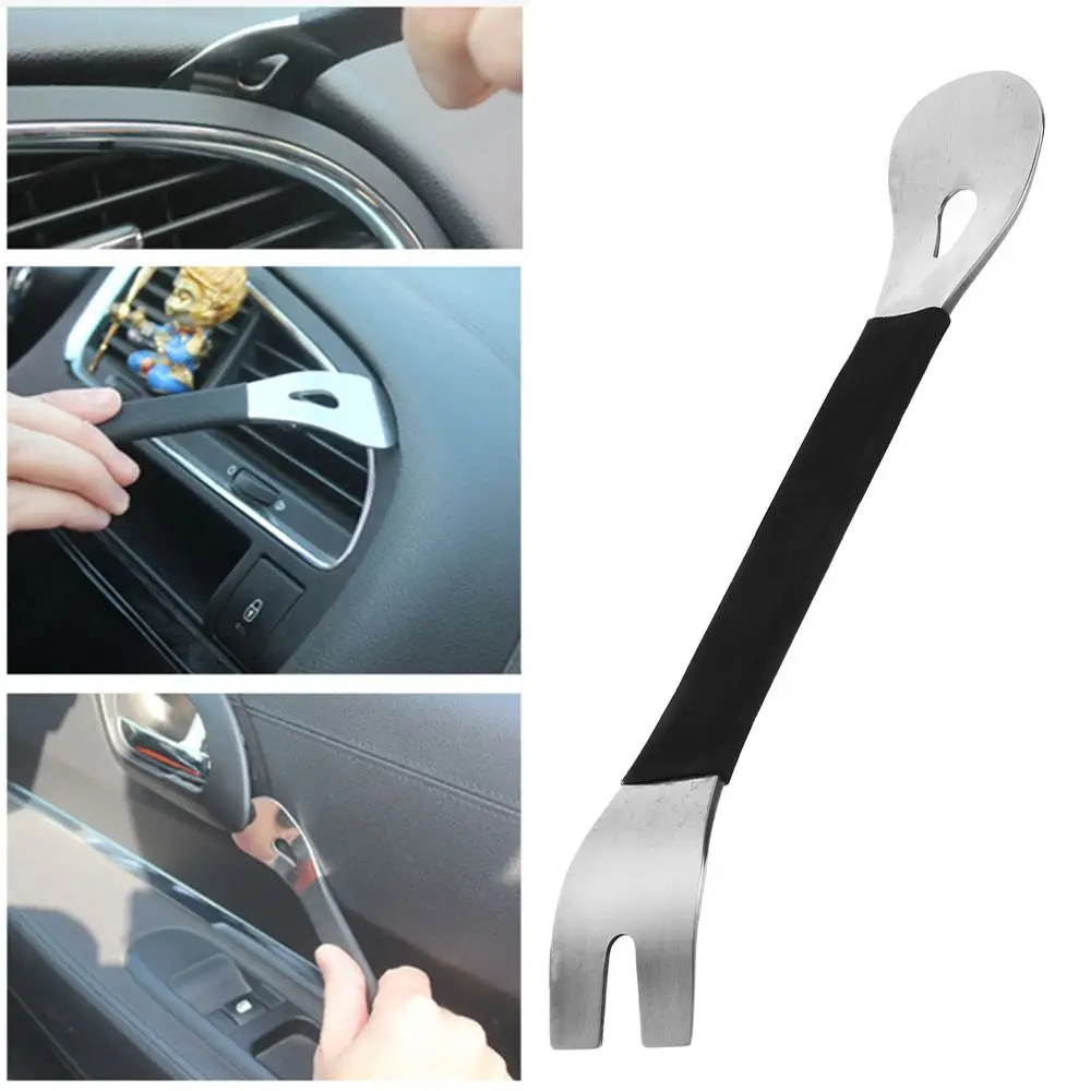 

Audio Terminal Two-end Trim Removal Level Pry Tools Dual Ends Car Trim Puller Tool Pry Bar Fastener Remover