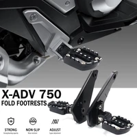 for honda x adv 750 xadv 750 x adv 750 x adv 750 2021 motorcycle accessories folding rear foot pegs footrest pedal passenger