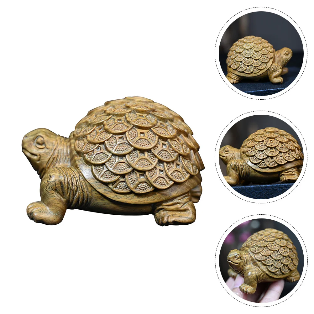 

Деревянный чай, искусственная кожа, изысканный Настольный Декор черепахи