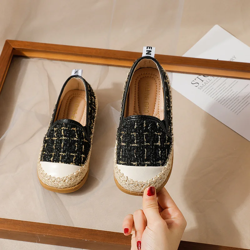 Туфли детские на плоской подошве модная повседневная обувь принцессы без