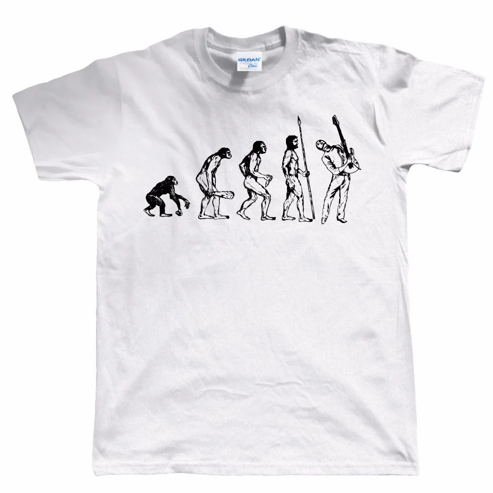 

Men's Summer Casual Movie T Shirt Evolution Of Guitarist Guitar T-Shirt - Birthday Gift For Dad Him Fathers Day Tee Shirts