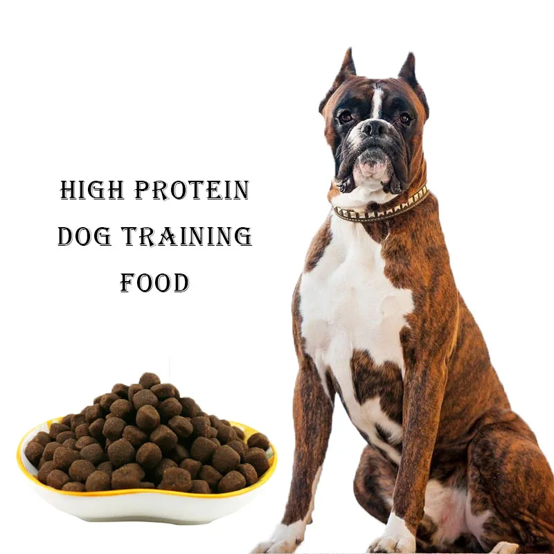 Dog Training High Protein Fresh meat Beef Dog Food Enhance bones Muscle Exercise Nutrition Medium large dog Bulldog Dobermann