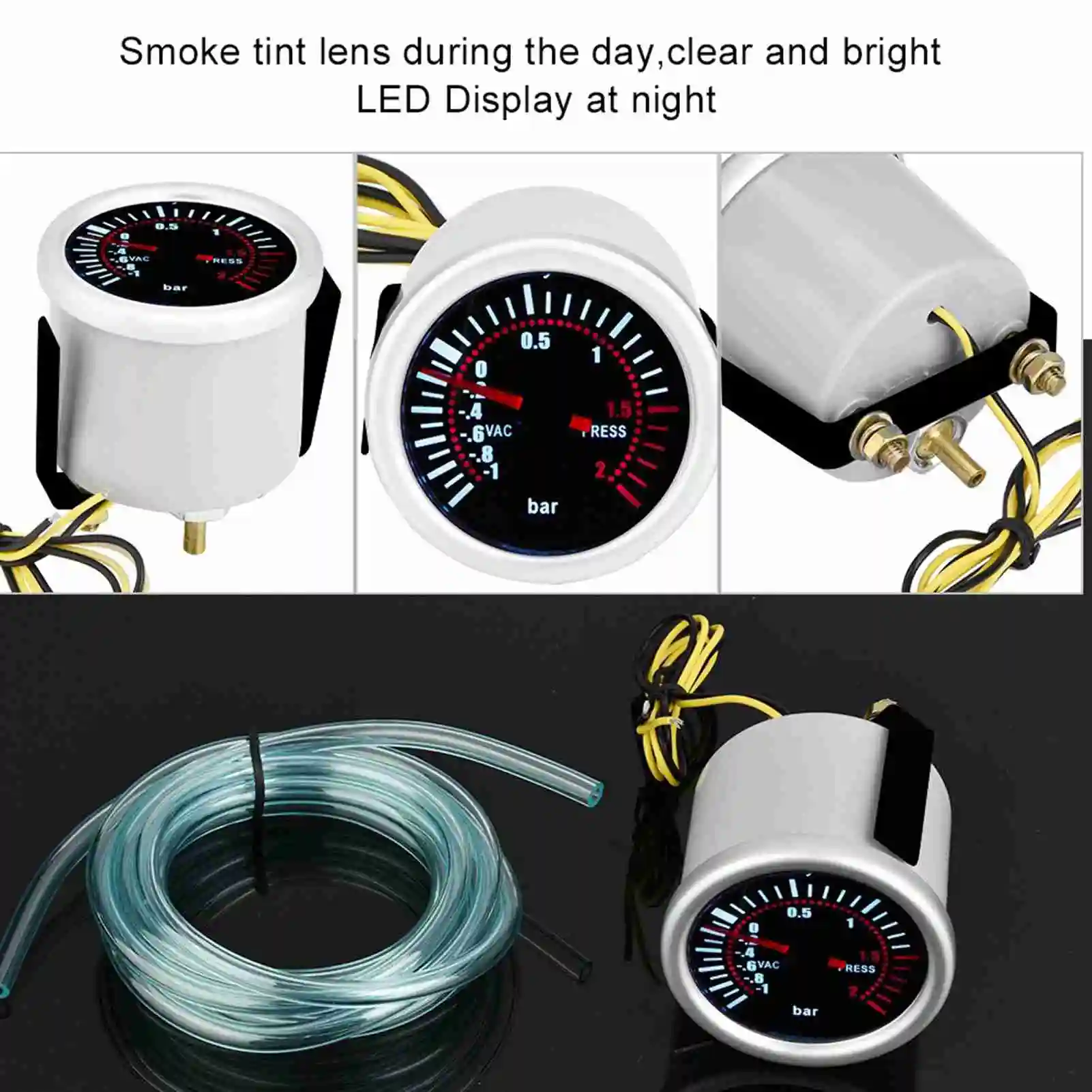 2-дюймовый Универсальный Автомобильный цифровой турбо-измеритель высокоточный