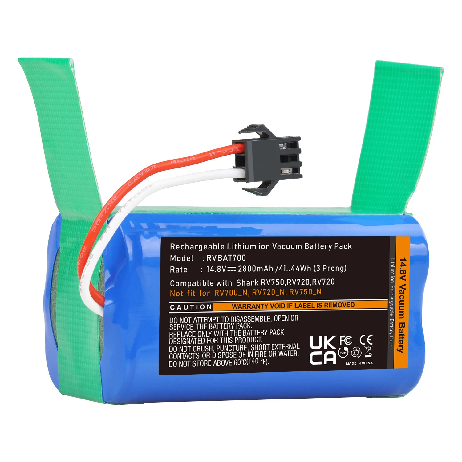 

New 14.8V 2800mAh RVBAT700 Li-ion Battery Bateria For Shark RV750 RV700 RV720 RV755 Robot Vacuum Cleaner Accessories Spare Parts