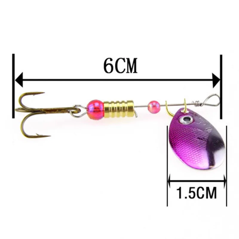 30 шт. искусственные рыболовные приманки в виде ложки