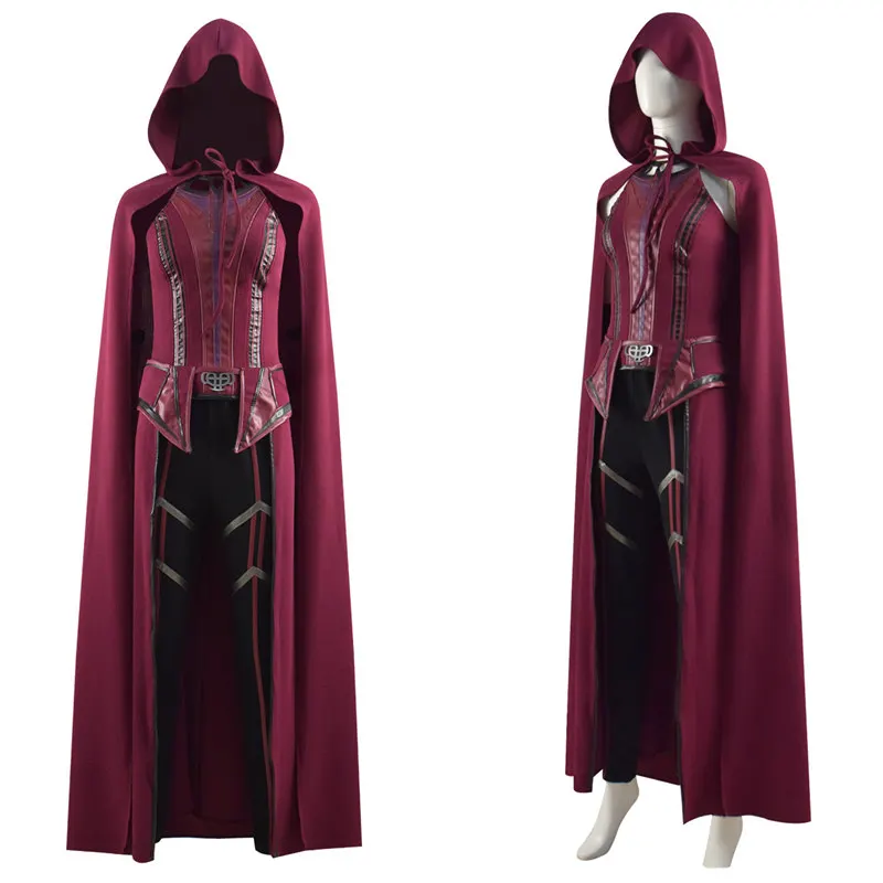 

Wanda Vision Scarlet Witch костюм персонаж Косплей Костюм Хэллоуин карнавальные праздничные костюмы