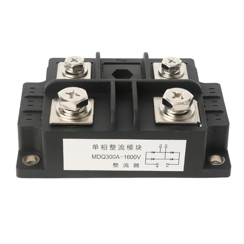 One Phase Bridge Rectifier MDQ 300A 1600V Single-Phase Diode Bridge Rectifier 4 Terminal Diode Rectification Module with