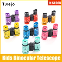 binoculos longo alcance professional kids binocular telescope children educational learning telescope folding optics telescope