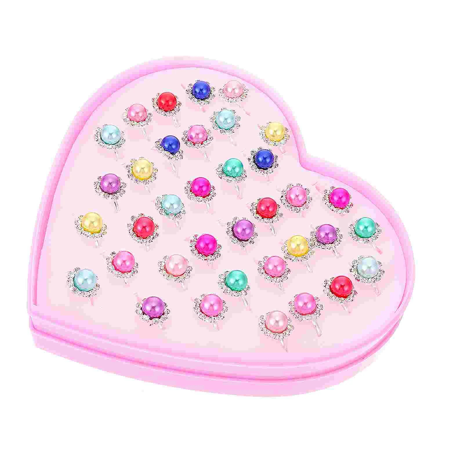 

36 шт., детское кольцо, разноцветное кольцо