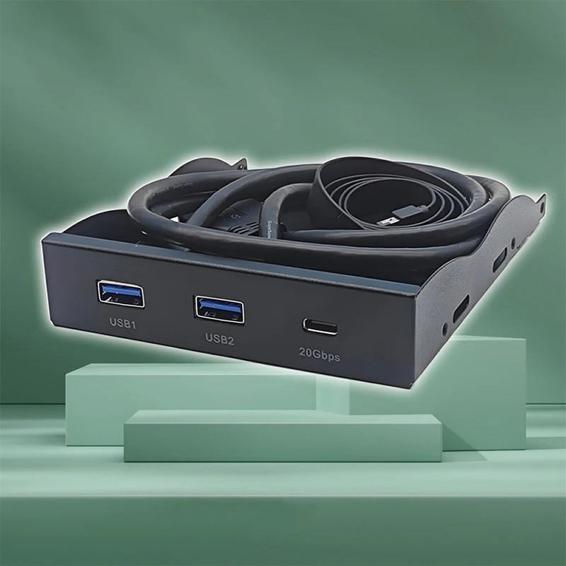 2-портовый USB 3.2 GEN1 5 Гбит/с + 1 порт TYPE-C 10 Гбит/с/20 Гбит/с-адаптер-концентратор