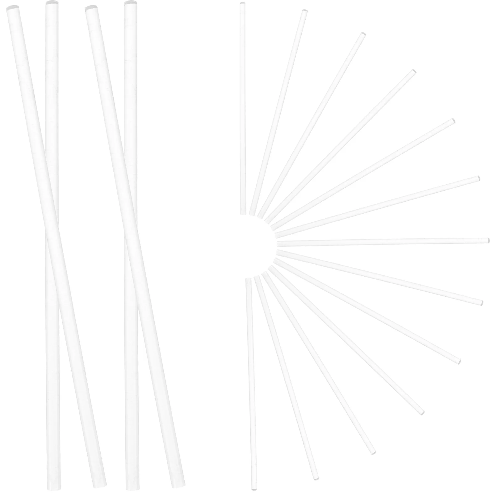 

100 шт., портативные акриловые палочки для леденцов