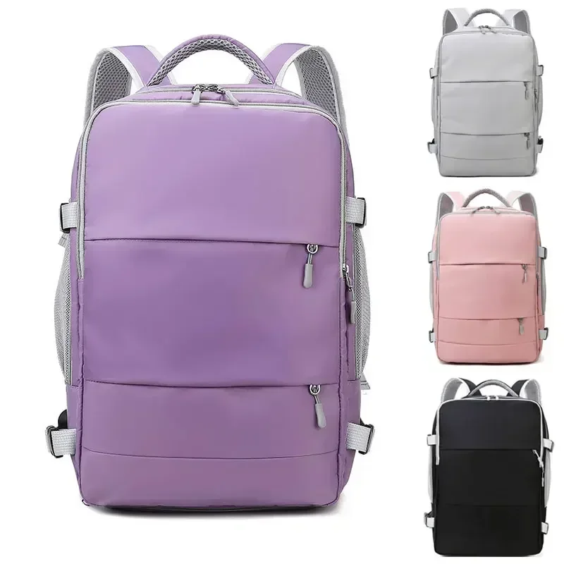 

Multifunctional Travel Backpack For Women Trekking Mountaineering Bag USB Charging Port Waterproof Sport Fitness Bag Storage Bag