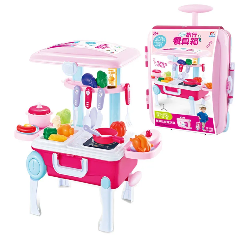 

Doctor toy medical appliance for boys and girls, pull rod, luggage, injection, children, baby, family simulation tool box