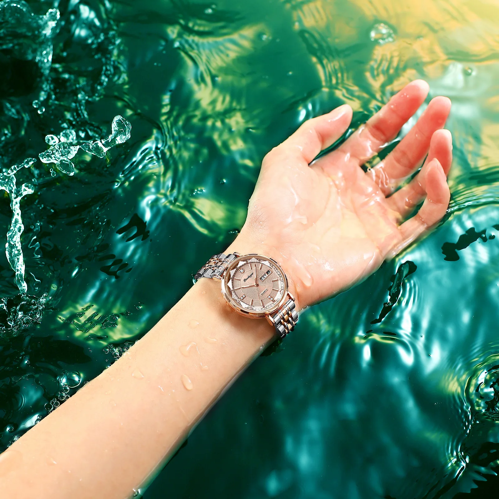 Luxury Brand Watches For Women Ladies Quartz Stainless Steel Mesh Band Casual Bracelet Wristwatch Reloj Mujer