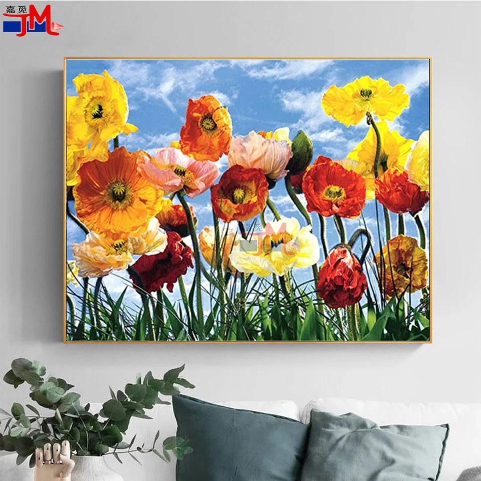 Набор для алмазной вышивки сделай сам домашний декор картина с раскраской по