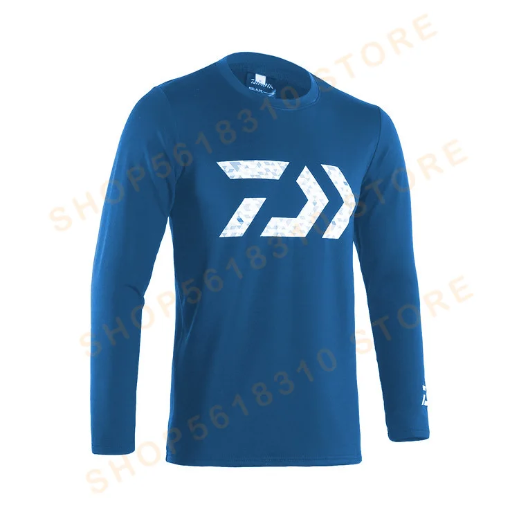 

2021 DAIWA Fishing Clothing Quick-Drying Breathable Fishing Tshirt Anti-UV Sun Protection Short Sleeve Fishing Clothes