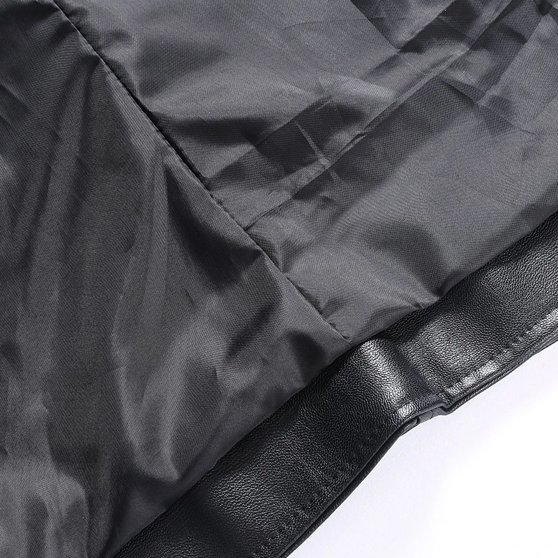 Мужская кожаная куртка-бомбер из натуральной овечьей кожи | одежда