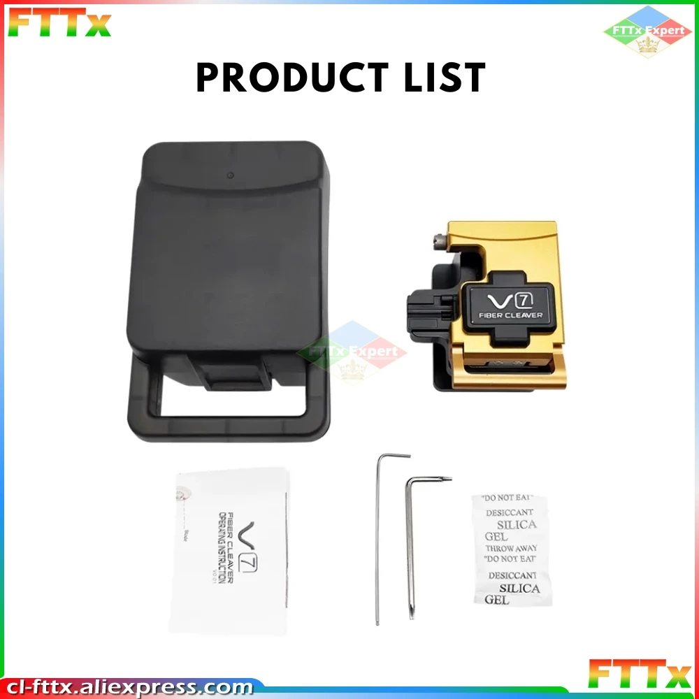 High Precision FTTH V7 for hot fusion Optical Fiber Cleaver cutter tool kit V7 fiber optic cutting tool