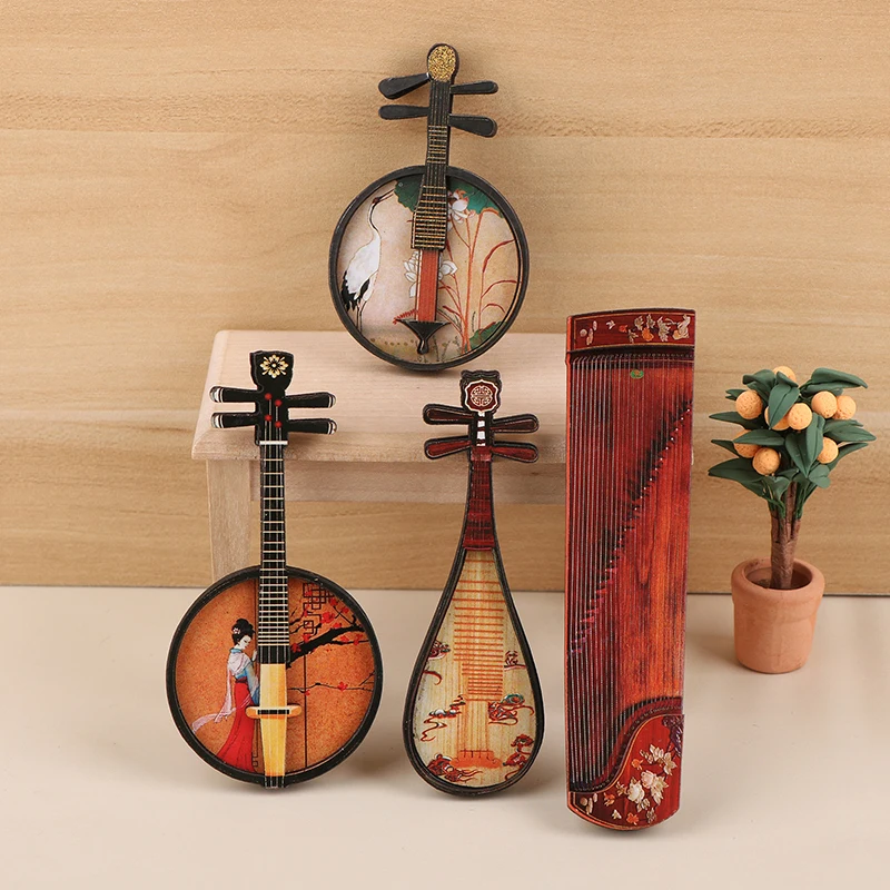 Модель Кукольного Домика Pip's 1/12 Национальный Музыкальный Инструмент