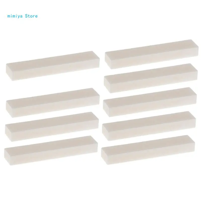 Pipi DIY гайка для акустической гитары без прорезей неотбеленная кость гайки пустые