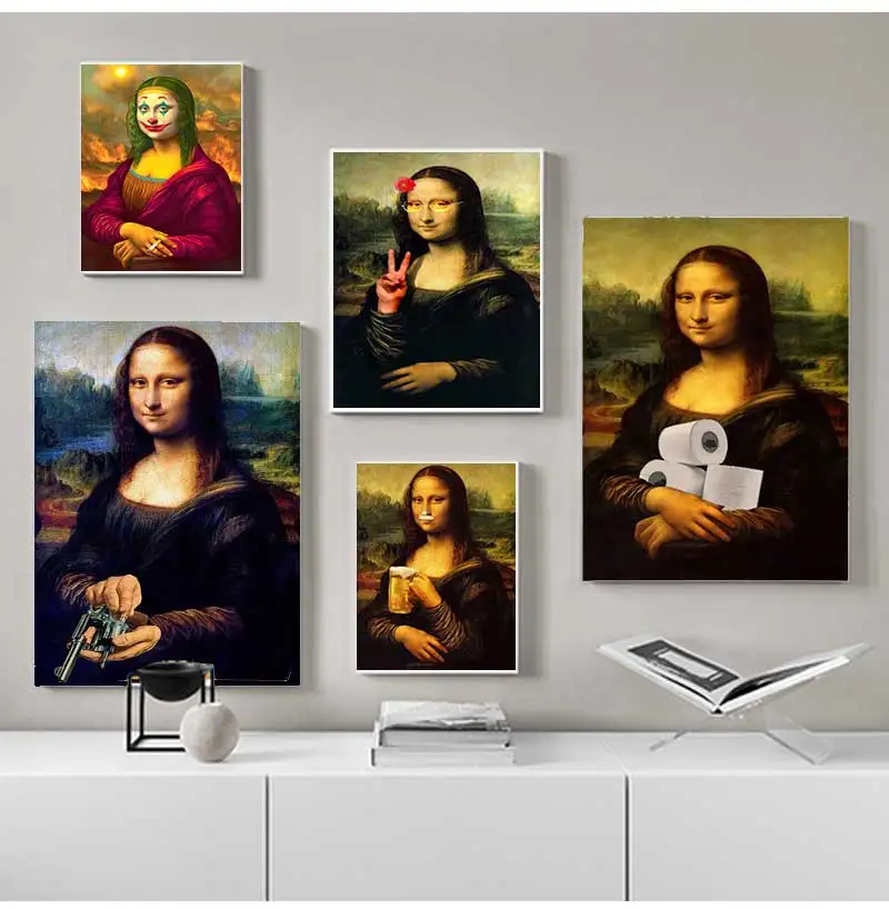 Картина маслом Джокер на холсте постеры настенное искусство картина для